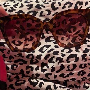 Turquoise metal trim torrid sunglasses